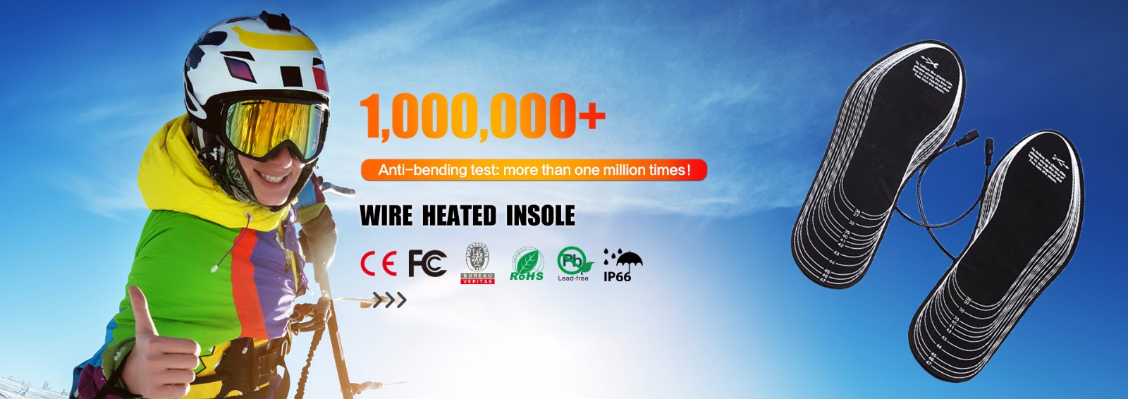 Dr. Warm hunting heated insoles bluetooth fit to most shoes for winter 2