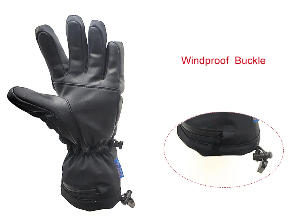 Dr. Warm high quality heated gloves canada with prined pattern for winter 5