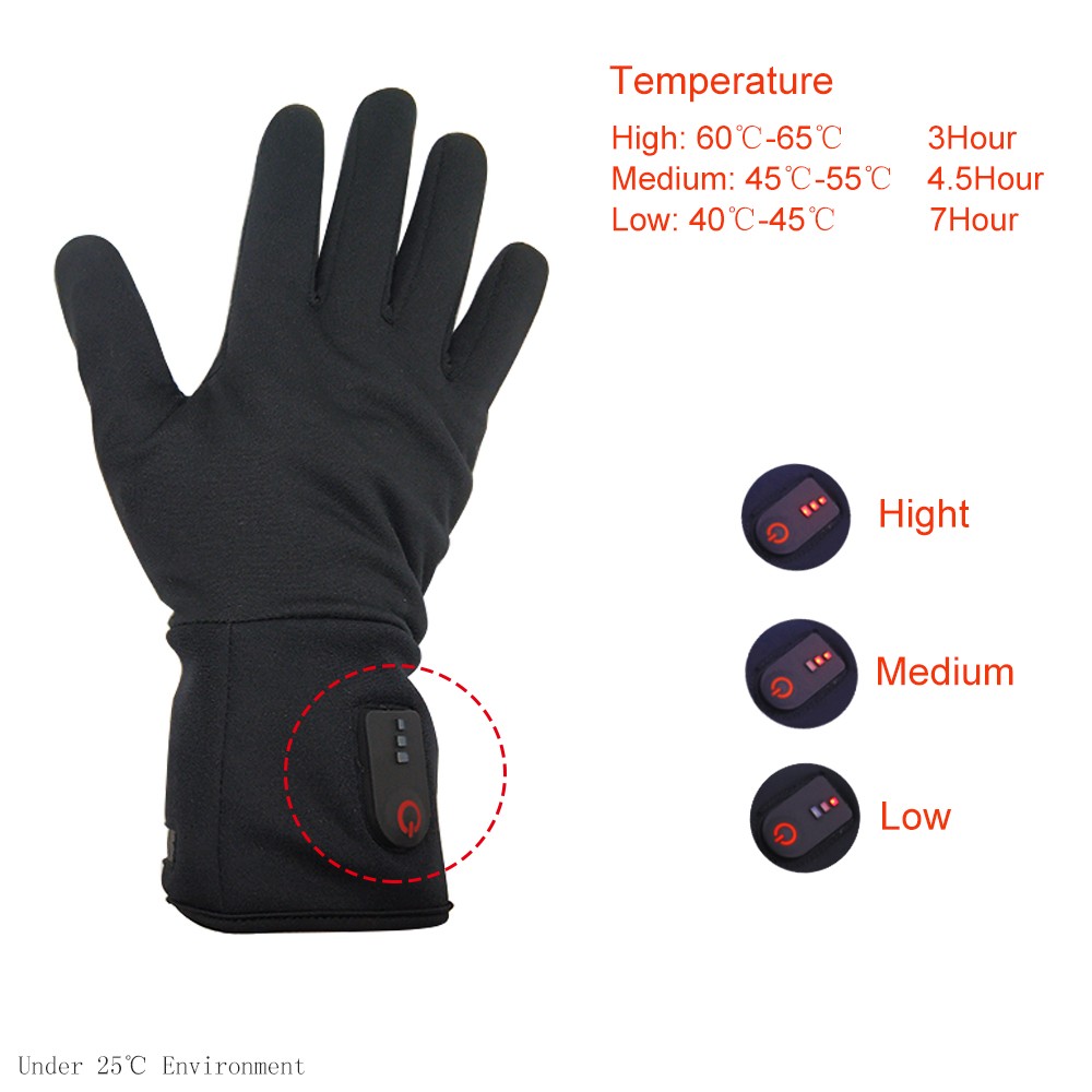 online electronic gloves winter with prined pattern for winter 3