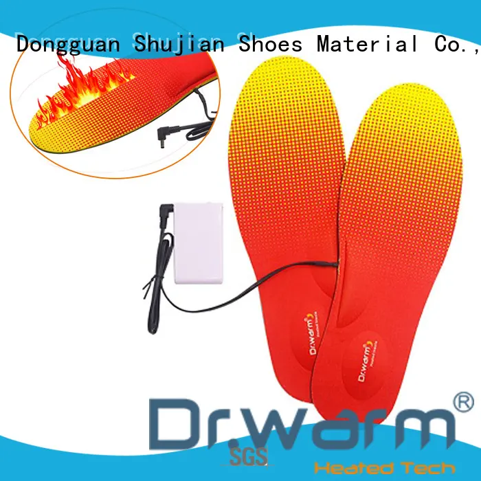 heated shoe insoles rechargeable for ice house Dr. Warm 1