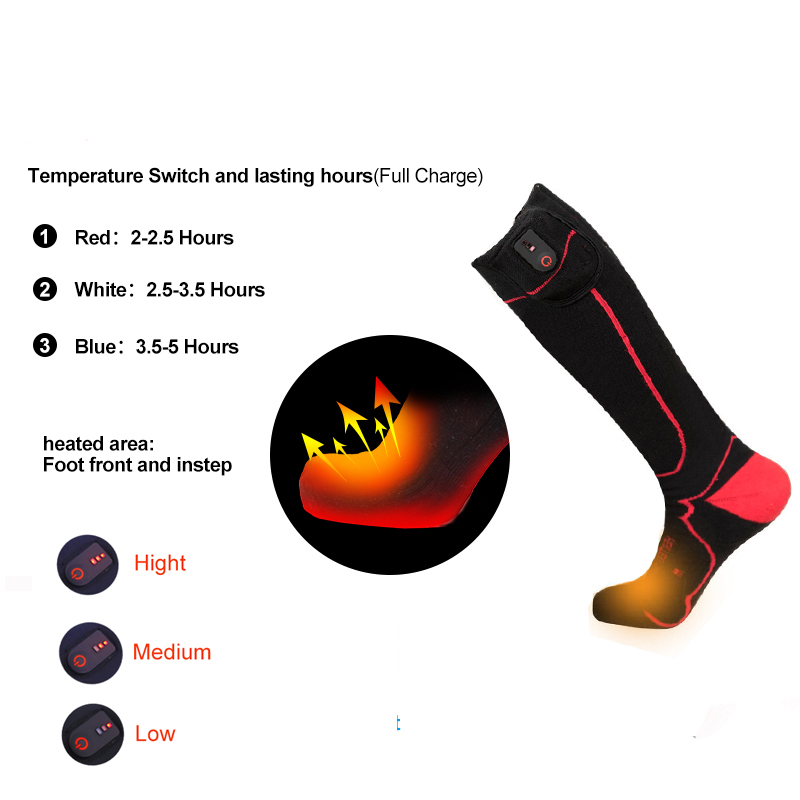 battery operated socks soft for indoor use Dr. Warm 5