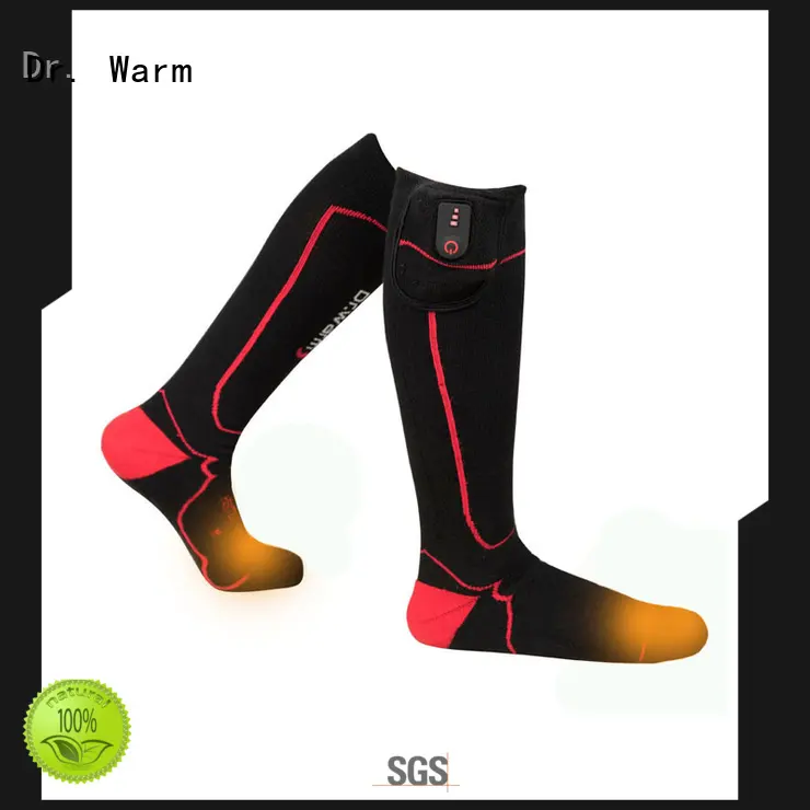 warm battery socks with prined pattern for home 1