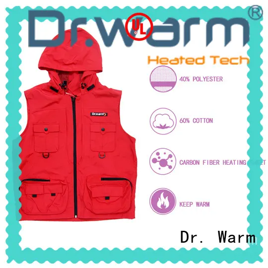 Dr. Warm healthy heated vest mens with prined pattern for outdoor 1
