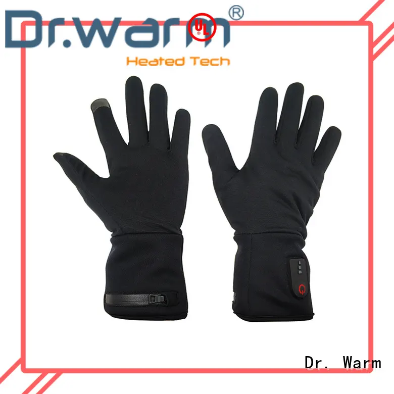 Dr. Warm sensitive battery operated gloves with prined pattern for indoor use 1