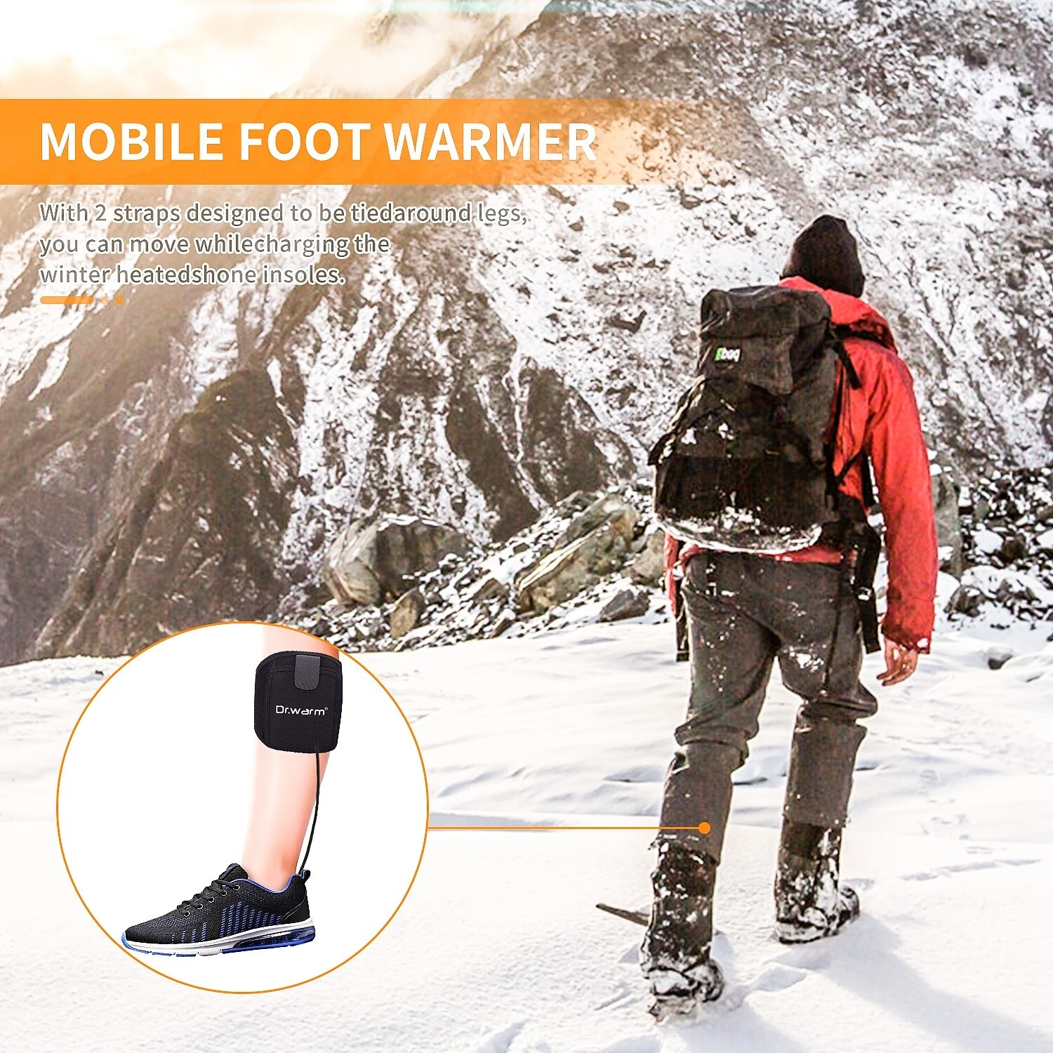 Electric Heated Gloves with Rechargeable Batteries Gloves Waterproof Thermal Gloves Touchscreen for Skiing Walking Hiking Climbing Driving Cold Weather Gloves6 5