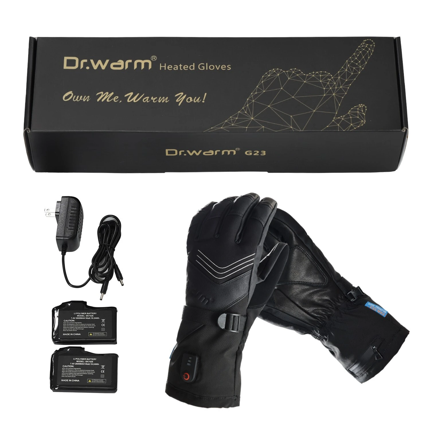 Dr. Warm washable battery heated thermal underwear improves blood circulation for outdoor19 9