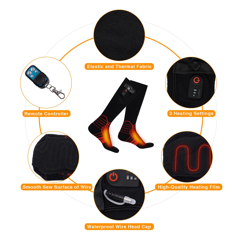 Dr. Warm heated cycling socks1 2