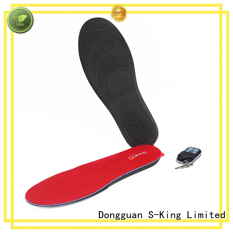 warm battery powered insoles wire suit your foot shape for ice house 1