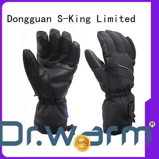 Dr. Warm high quality heated gloves canada with prined pattern for winter 1