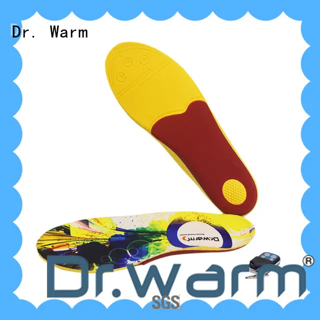 Dr. Warm control remote heated insoles lasts for 3-7hours for home 1
