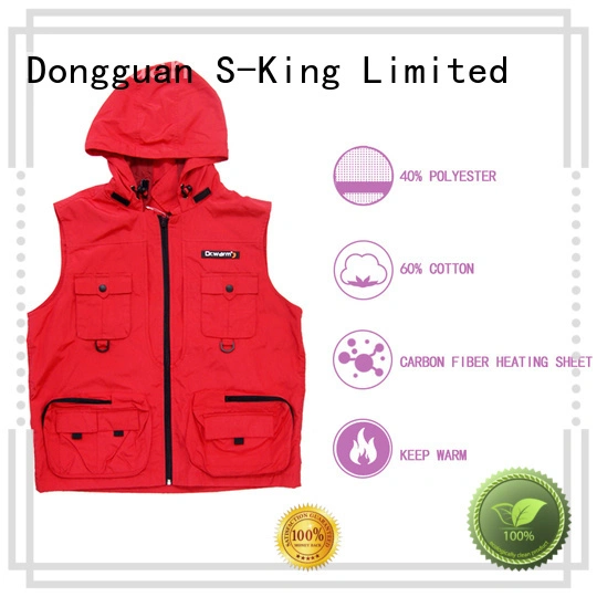 Dr. Warm healthy electric heated vest with prined pattern for ice house 1