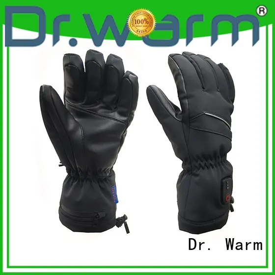 Dr. Warm suitable electric hand warmer gloves with prined pattern for winter 1