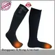 heated rechargeable battery heated socks cotton with prined pattern for indoor use 1