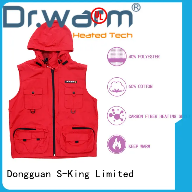 heated battery operated heated vest warming improves blood circulation for ice house 1