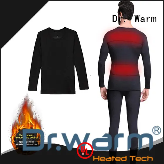 Dr. Warm heating battery heated underwear with prined pattern for winter 1