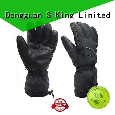 Dr. Warm online electrical hand gloves with prined pattern for winter 1