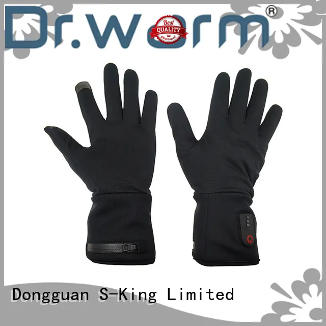 Dr. Warm high quality heated winter gloves with prined pattern for winter 1