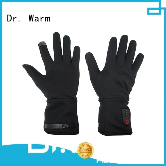 suitable electrical hand gloves skiing with prined pattern for winter 1