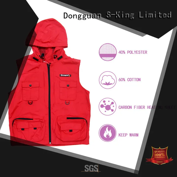 heated battery vest hunting improves blood circulation for ice house 1