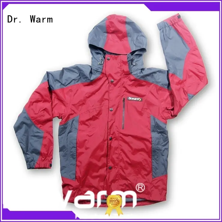 Dr. Warm heated battery powered heated jacket with shock absorption for indoor use 1