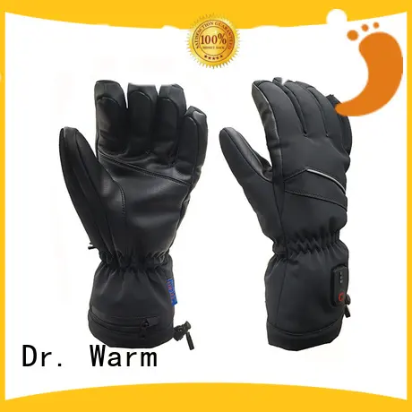 high quality rechargeable battery heated gloves feel with prined pattern for winter 1