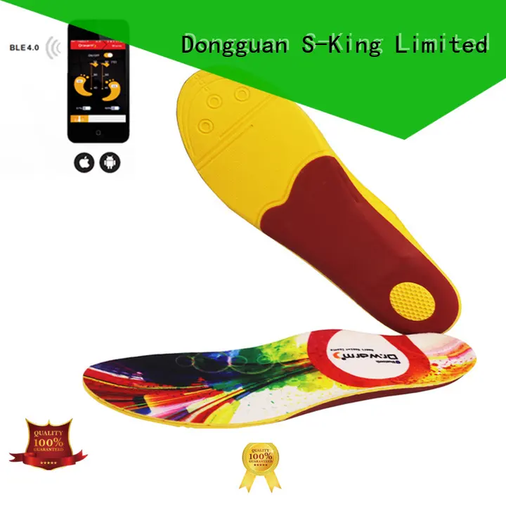 Dr. Warm protect battery powered heated insoles suit your foot shape for ice house 1