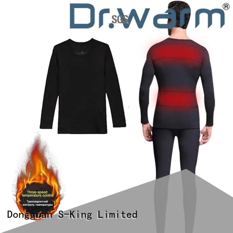 Dr. Warm clothes battery operated thermal underwear improves blood circulation for outdoor 1