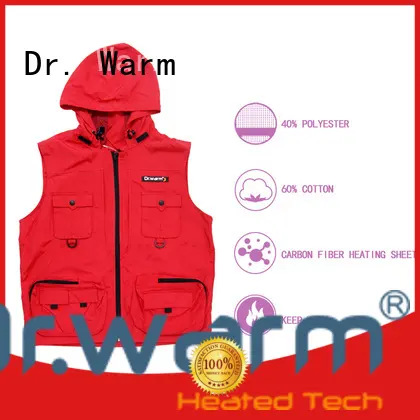 Dr. Warm rechargeable heated vest improves blood circulation for outdoor 1