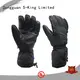 high quality battery operated heated gloves sports with prined pattern for winter 1
