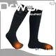 Dr. Warm outdoor best battery heated socks with prined pattern for winter 1
