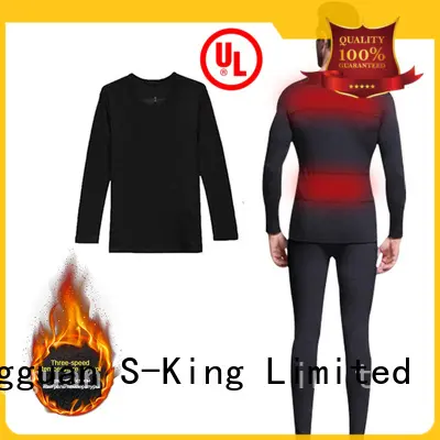 comfortable heated undergarments winter with prined pattern for ice house 1