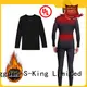 comfortable heated undergarments winter with prined pattern for ice house 1