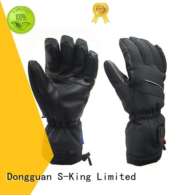 Dr. Warm online heated winter gloves with prined pattern for ice house 1
