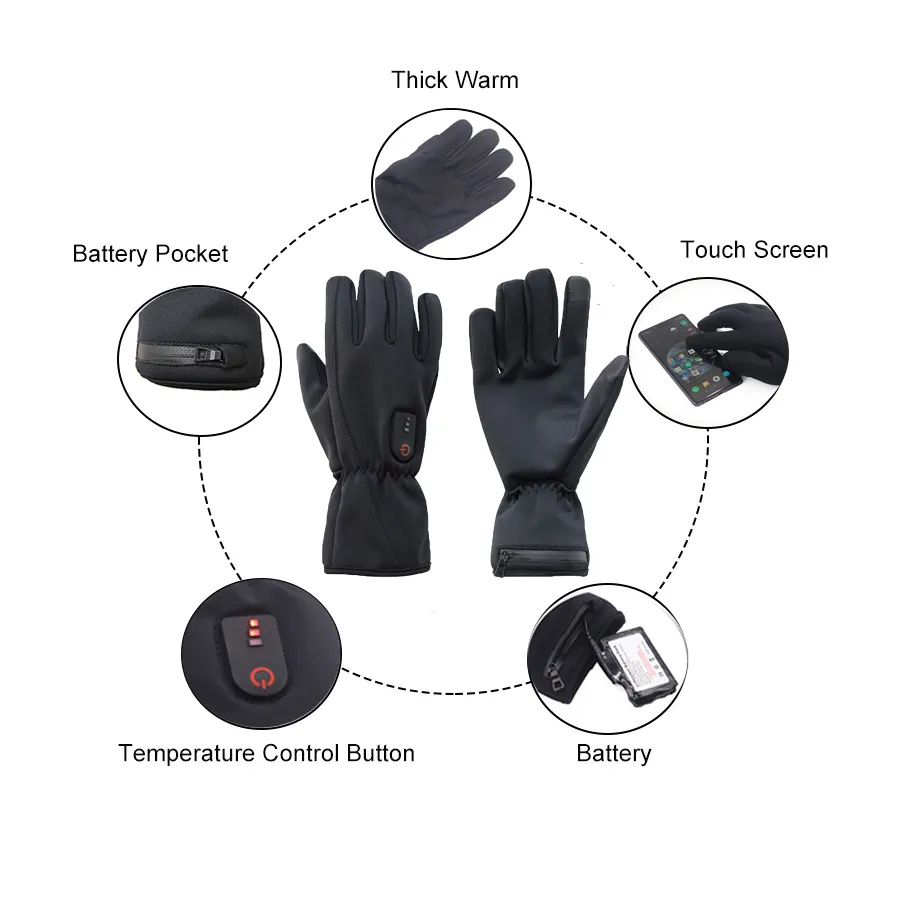Dr. Warm gloves heated winter gloves for outdoor 2