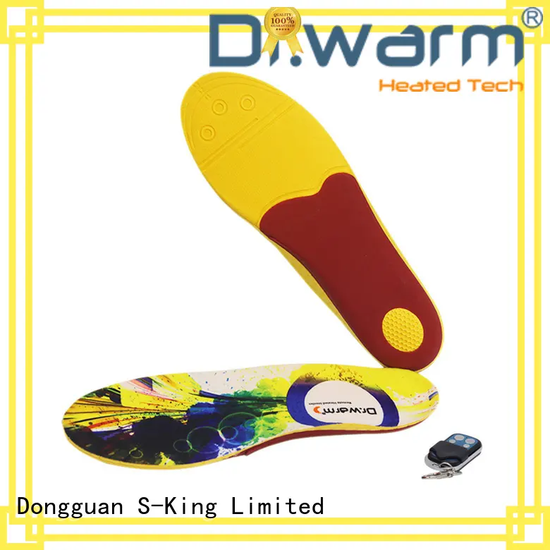 Dr. Warm rechargeable best heated insoles suit your foot shape for ice house 1