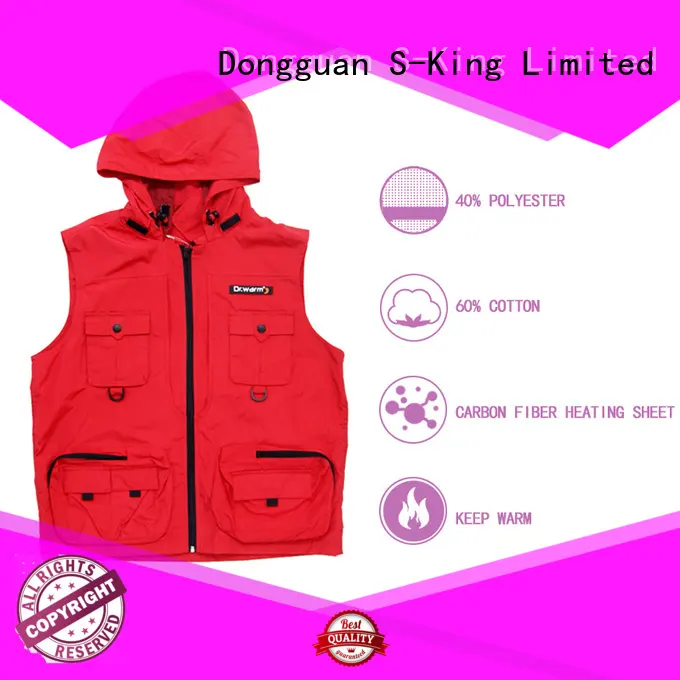 healthy heated riding vest control with prined pattern for outdoor 1