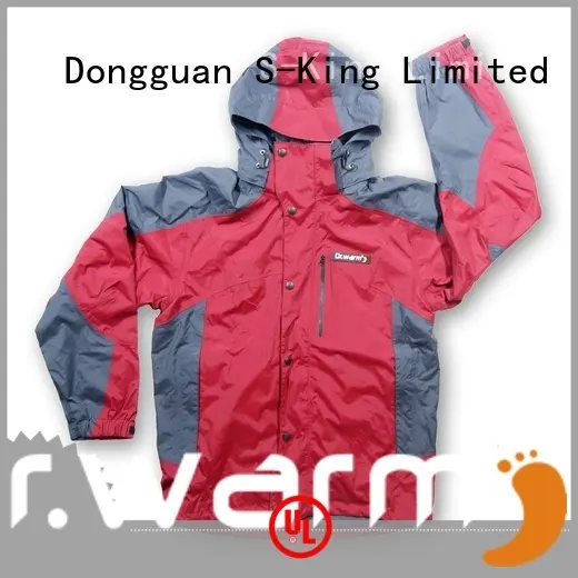 online heated hooded jacket grid with arch support design for ice house 1
