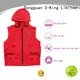 Dr. Warm control rechargeable heated vest with prined pattern for ice house 1