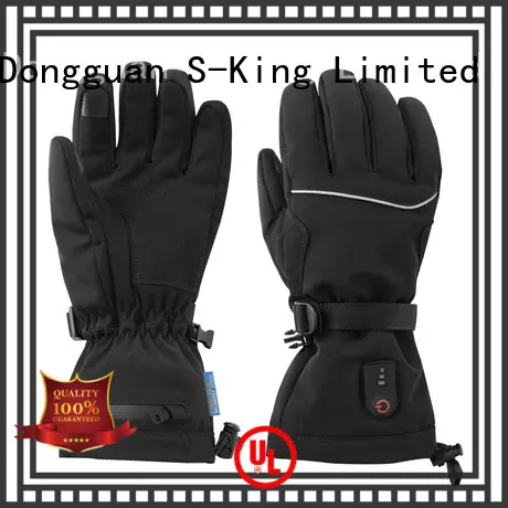 Dr. Warm sensitive electric gloves with prined pattern for indoor use 1