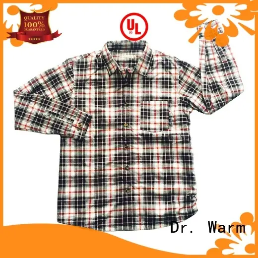 Dr. Warm grid battery operated jacket with heel cushion design for ice house 1