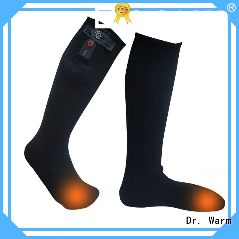 Dr. Warm cotton battery operated warming socks with prined pattern for winter 1