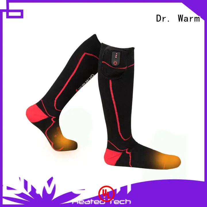 Dr. Warm outdoor best electric socks with prined pattern for home 1