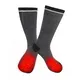 cotton best battery heated socks heating with prined pattern for indoor use 2