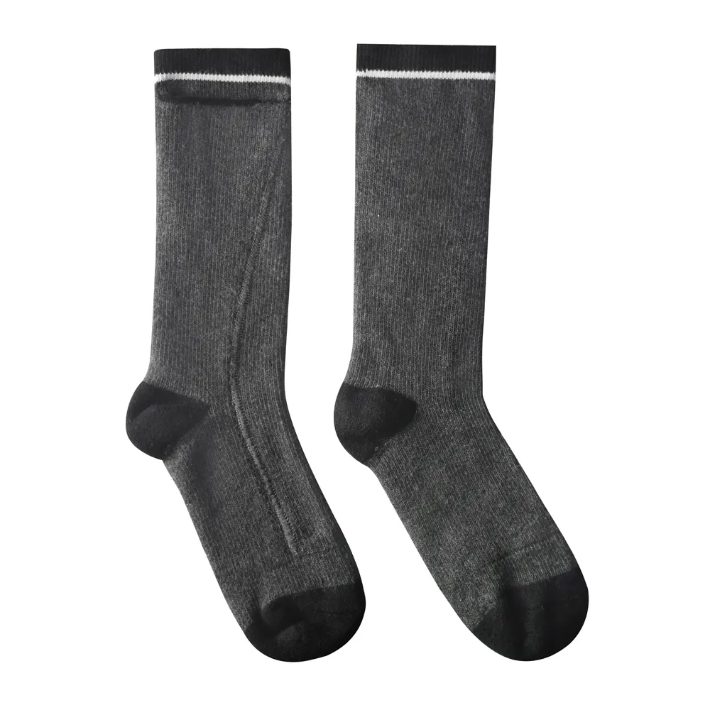 cotton best battery heated socks heating with prined pattern for indoor use 6