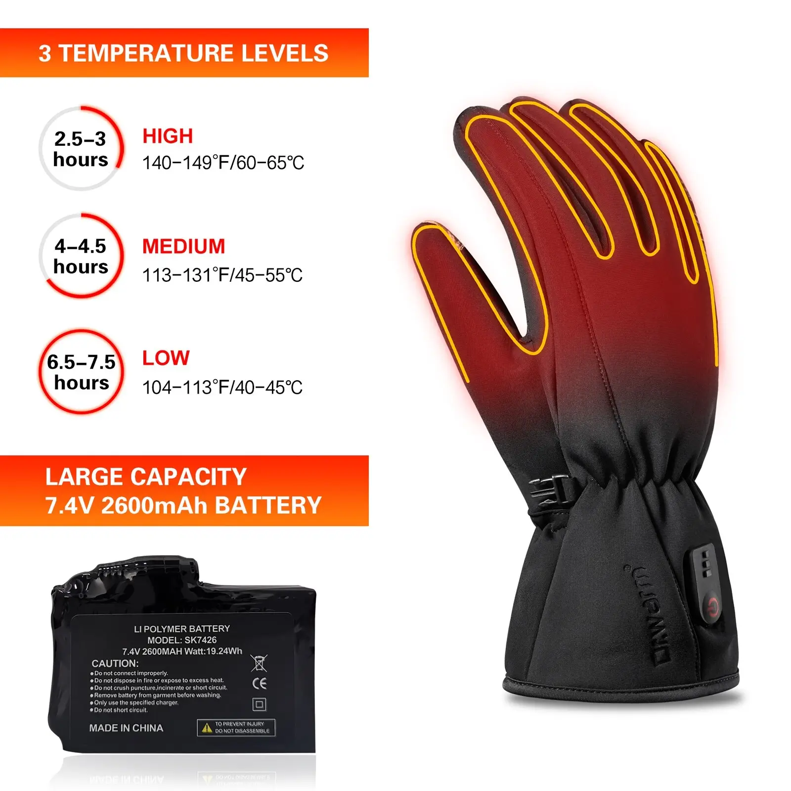 Dr. Warm suitable best heated gloves for outdoor 3