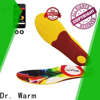 Dr. Warm bluetooth battery powered heated insoles fit to most shoes for home 1