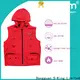 Dr. Warm health battery heated vest with prined pattern for home 1