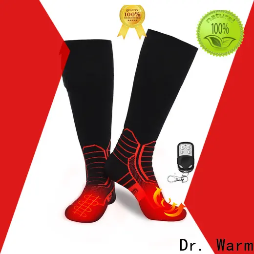 Dr. Warm cotton battery socks with prined pattern for outdoor 1