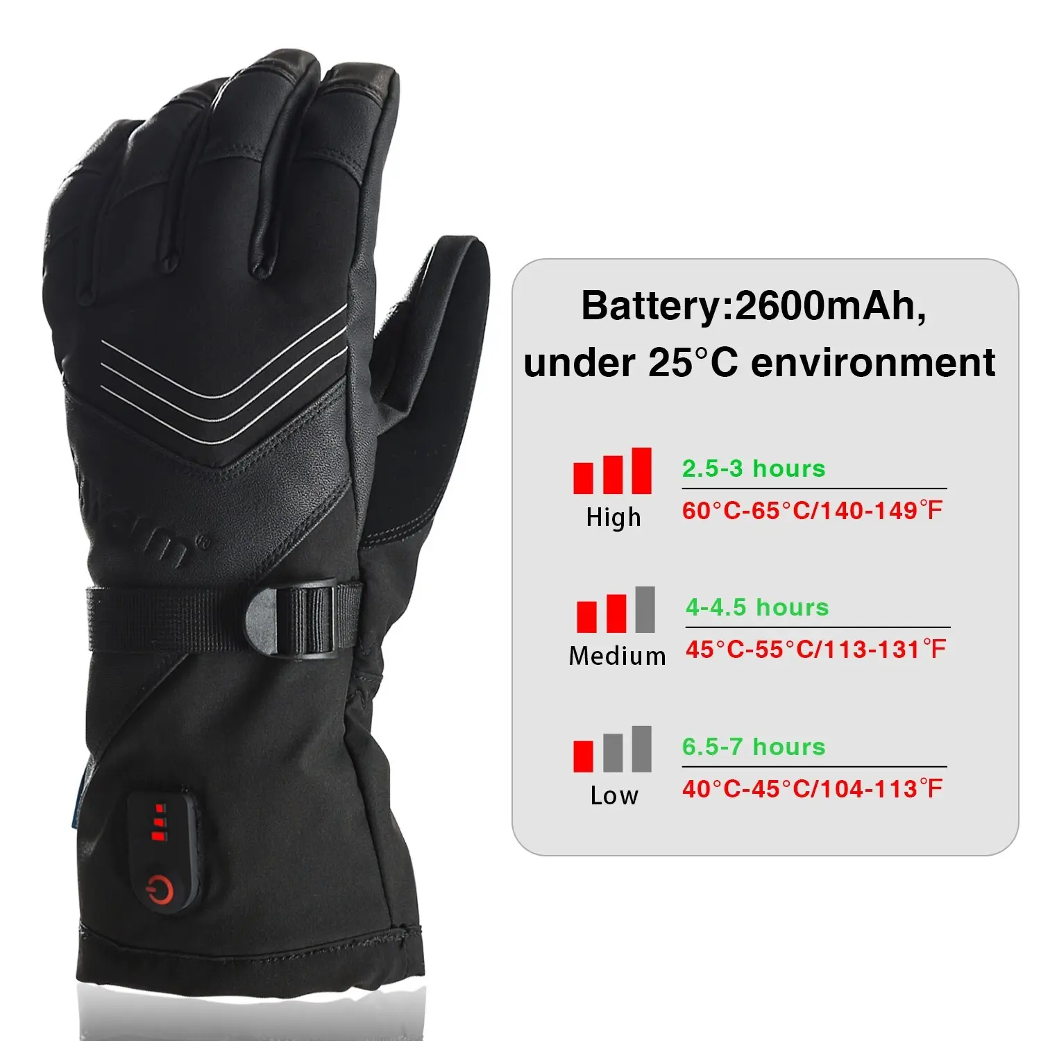 high quality electrical hand gloves warm with prined pattern for home 3