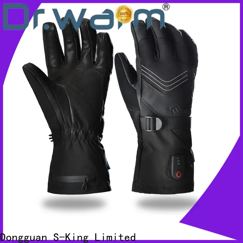 high quality battery heated gloves uk riding with prined pattern for outdoor 1